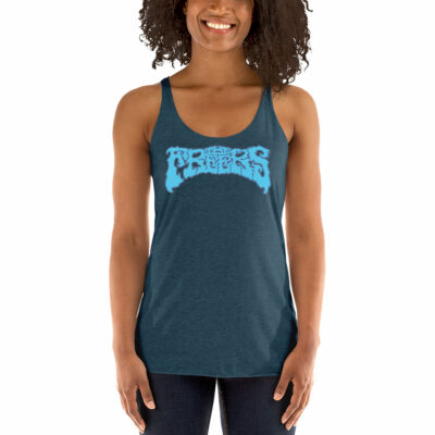 Miles of Blues Racerback Tank Top for the Ladies in Indigo Blue